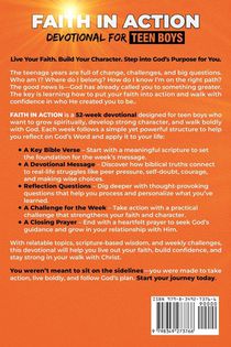 Faith in Action -- Devotional for Teen Boys achterzijde