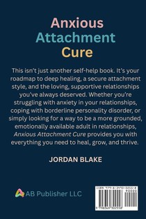 Anxious Attachment Cure achterzijde