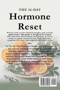 The 14-Day Hormone Reset achterzijde