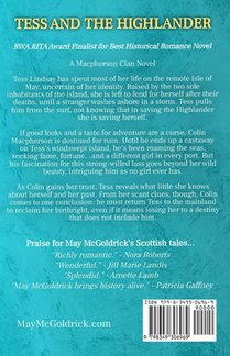 TESS AND THE HIGHLANDER achterzijde