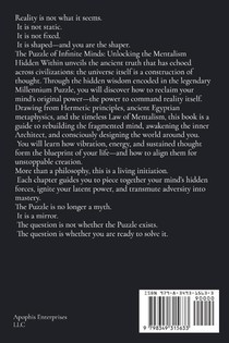 The Puzzle of Infinite Minds achterzijde