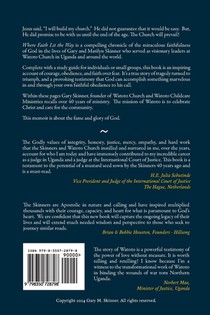 Where Faith Lit The Way achterzijde