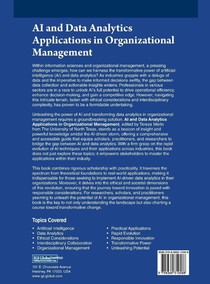 AI and Data Analytics Applications in Organizational Management achterzijde