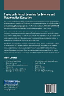 Cases on Informal Learning for Science and Mathematics Education achterzijde