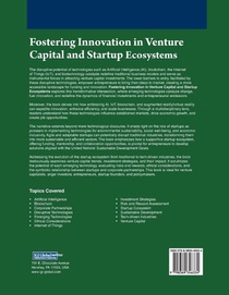 Fostering Innovation in Venture Capital and Startup Ecosystems achterzijde