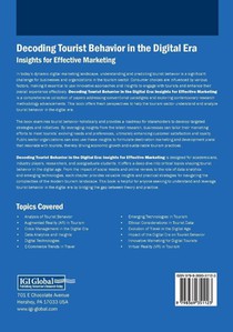 Decoding Tourist Behavior in the Digital Era achterzijde