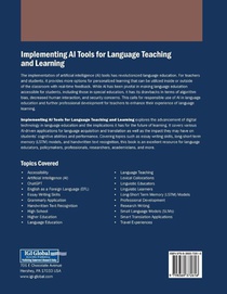 Implementing AI Tools for Language Teaching and Learning achterzijde