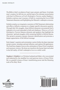 Witnesses of God's Redemptive Passion achterzijde