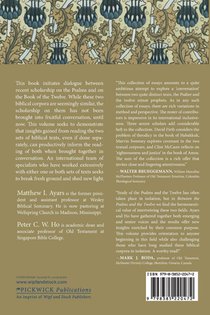 Between the Psalms and the Twelve achterzijde