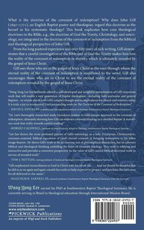 The Doctrine of the Covenant of Redemption According to John Gill (1697-1771) achterzijde