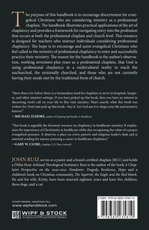 A Handbook of Discernment for Evangelical Christians Considering Ministry as a Professional Chaplain achterzijde