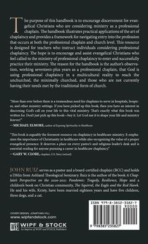 A Handbook of Discernment for Evangelical Christians Considering Ministry as a Professional Chaplain achterzijde