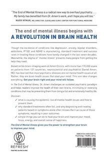 The End of Mental Illness achterzijde