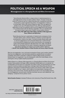 Gonzalez-Gorman, S: Political Speech as a Weapon achterzijde