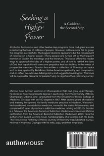 Seeking a Higher Power achterzijde