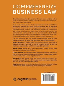 Comprehensive Business Law achterzijde