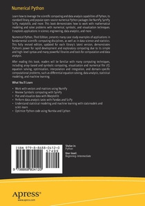 Numerical Python achterzijde