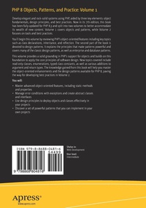 PHP 8 Objects, Patterns, and Practice: Volume 1 achterzijde