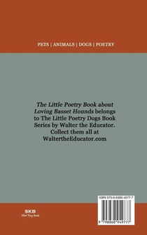 The Little Poetry Book about Loving Basset Hounds achterzijde