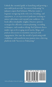 Secrets to Podcasting achterzijde