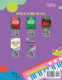Easy Piano Sheet Music Songbook for Kids achterzijde