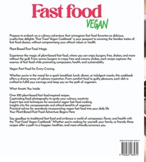 Fast Food Vegan Cookbook achterzijde