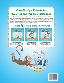 Fluffy Bunny Coloring & Activity Book achterzijde