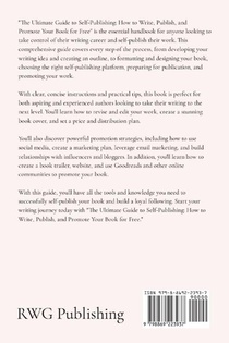 The Ultimate Guide to Self-Publishing (Large Print Edition) achterzijde