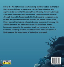 Finley The Kind Shark achterzijde