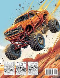 Truck Coloring Book achterzijde