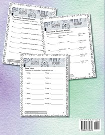 Place Value and Expanded Notations Math Workbook 3rd Grade achterzijde