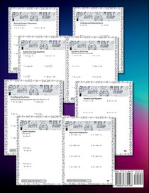 Algebra 1 Workbook 7th to 10th Grade achterzijde