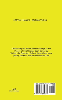 Celebrating the Name Hannah achterzijde