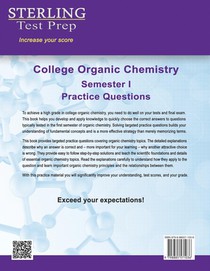 College Organic Chemistry Semester I achterzijde