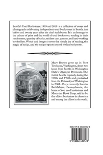 Seattle's Used Bookstores - 1999 and 2019 achterzijde