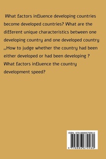Developed Countries Social Characteristics achterzijde
