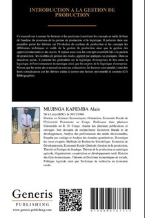 Jean-Claude, N: INTRODUCTION A LA GESTION DE PRODUCTION achterzijde