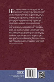 Black Experiences in Higher Education achterzijde