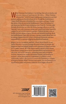Religion, the First Amendment, and Public Schools achterzijde