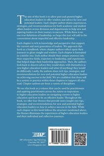 The Handbook for Aspiring Higher Education Leaders achterzijde
