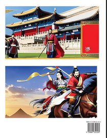 Romance of the Three Kingdoms - Four Great Classical Novels of Chinese literature, Self-Learn Mandarin, China Culture, Easy Sentences, Vocabulary, HSK All Levels, English, Pinyin, Simplified Characters achterzijde