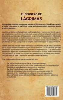 El Sendero de Lágrimas achterzijde