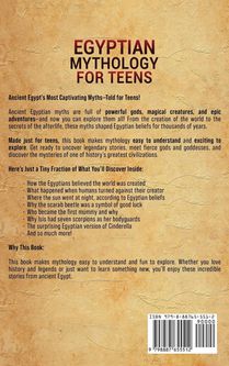 Egyptian Mythology for Teens achterzijde