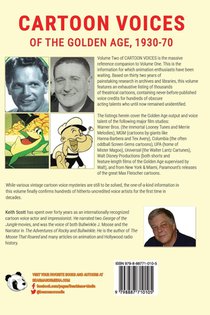 Cartoon Voices of the Golden Age, Vol. 2 achterzijde