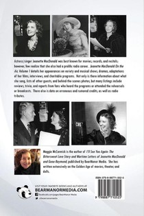 Jeanette MacDonald On the Air, Volume 1 achterzijde
