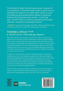 Grace, J: Publish Your Purpose achterzijde