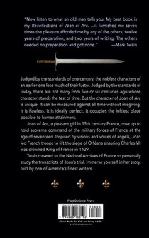Personal Recollections of Joan of Arc achterzijde