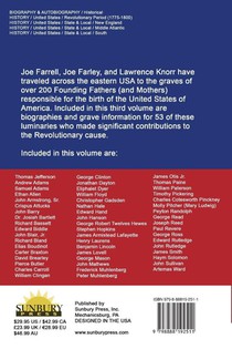 Graves of Our Founders Volume 3 achterzijde