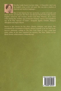 Whose Body? A Lord Peter Wimsey Novel achterzijde