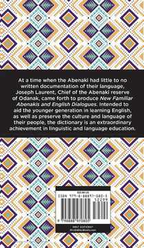 New Familiar Abenakis and English Dialogues achterzijde